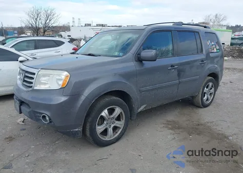 2014 Honda Pilot Ex-L from USA, damaged, VIN 5FNYF4H53EB012869